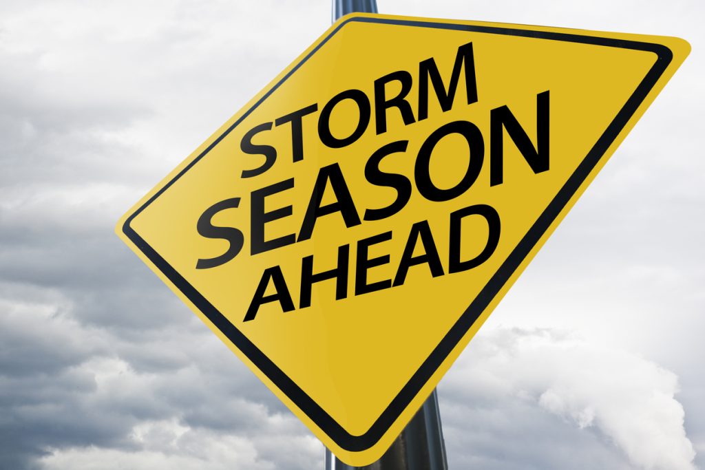 storm season ahead sign iStock 1067271958